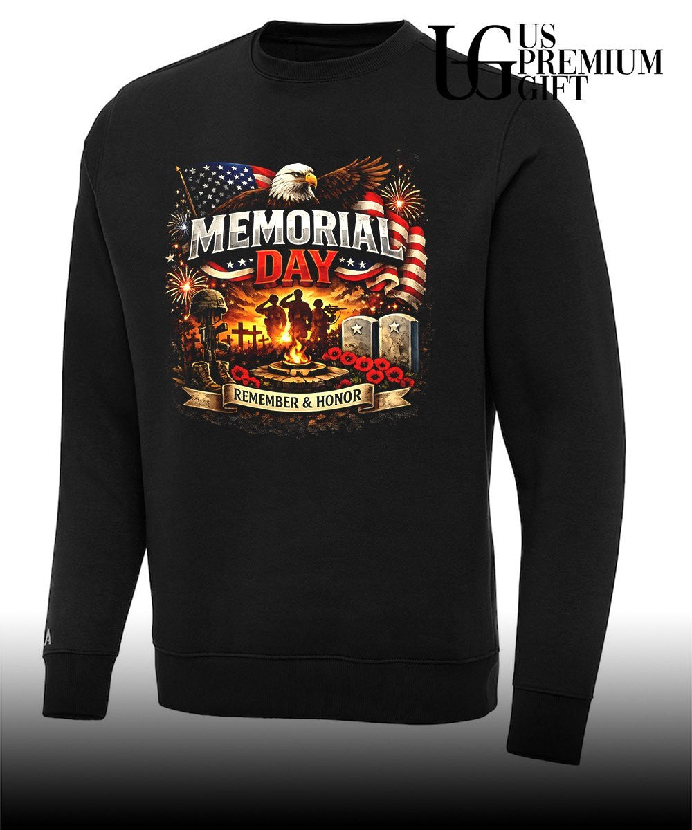 Memorial day patriotic American graphic shirt