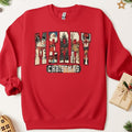 Merry Christmas Sweatshirt, Holiday Humor Shirt, Cute Christmas Gift for Women, Santa Party Clothing, Festive Holiday Sweater, Christmas Top
