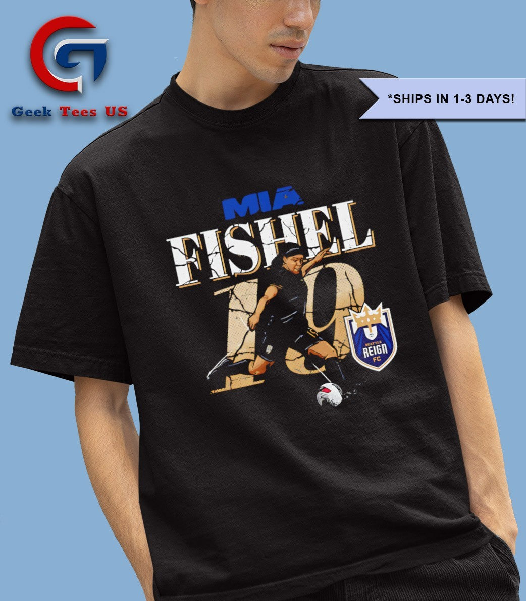 Mia Fishel 19 Seattle Reign FC graphic shirt