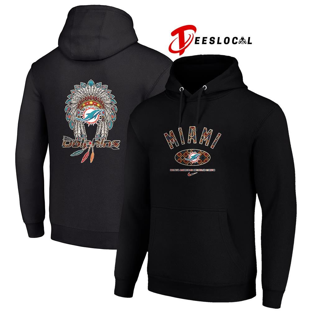 Miami Dolphins x Native American heritage month logo shirt