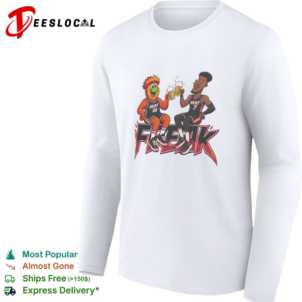 Miami Heat mascot and player number 7 beer freak shirt