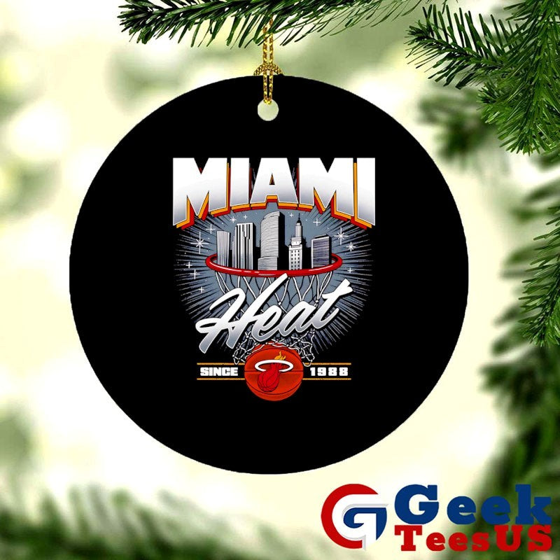 Miami Heat since 1988 NBA Skyline City shirt