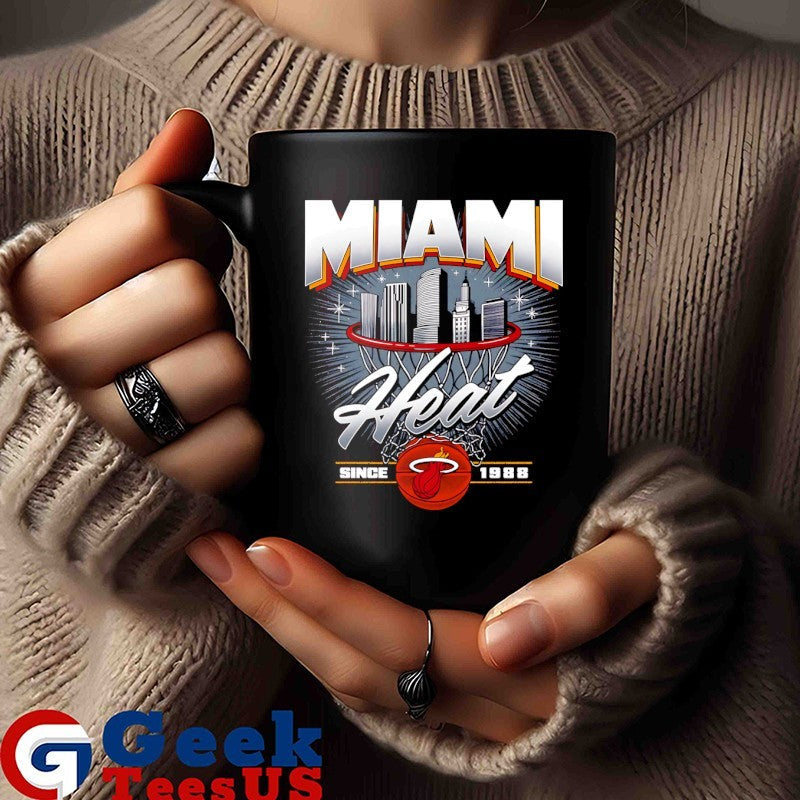 Miami Heat since 1988 NBA Skyline City shirt