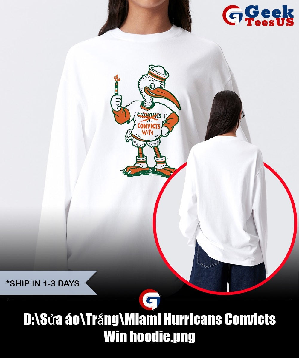 Miami Hurricans Convicts Win shirt