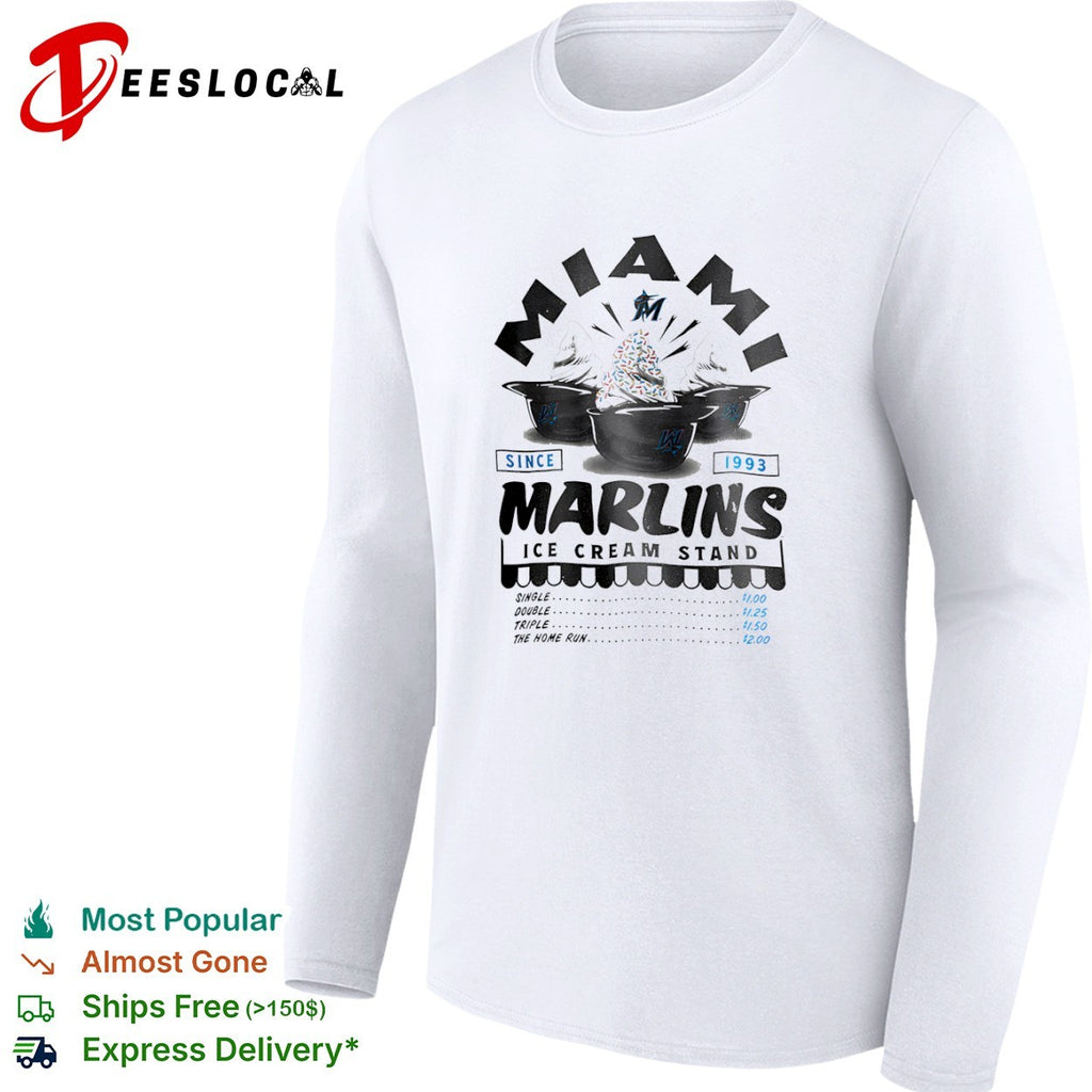 Miami Marlins Since 1993 Ice Cream Stand shirt