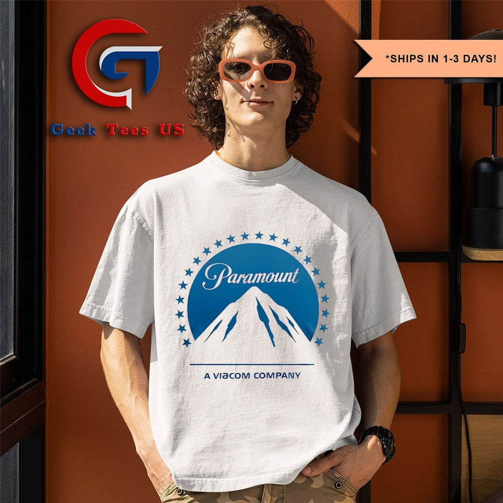 Michael Chandler wearing Paramount see you at the top shirt