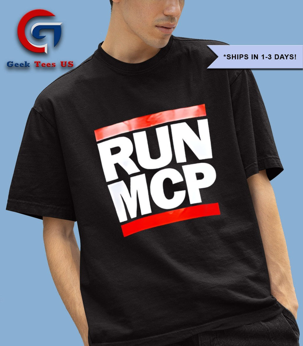 Michael Grinich wearing Run MCP shirt