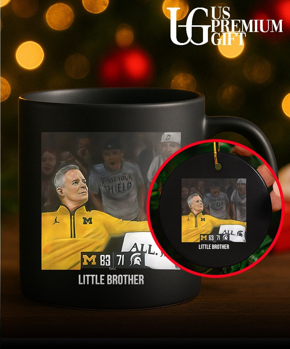 Michigan 83 Michigan State 71 Dusty May Little Brother shirt