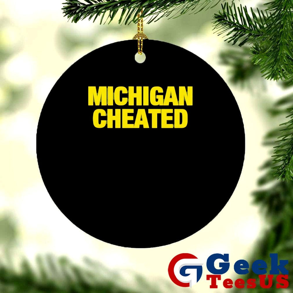 Michigan Cheated classic shirt