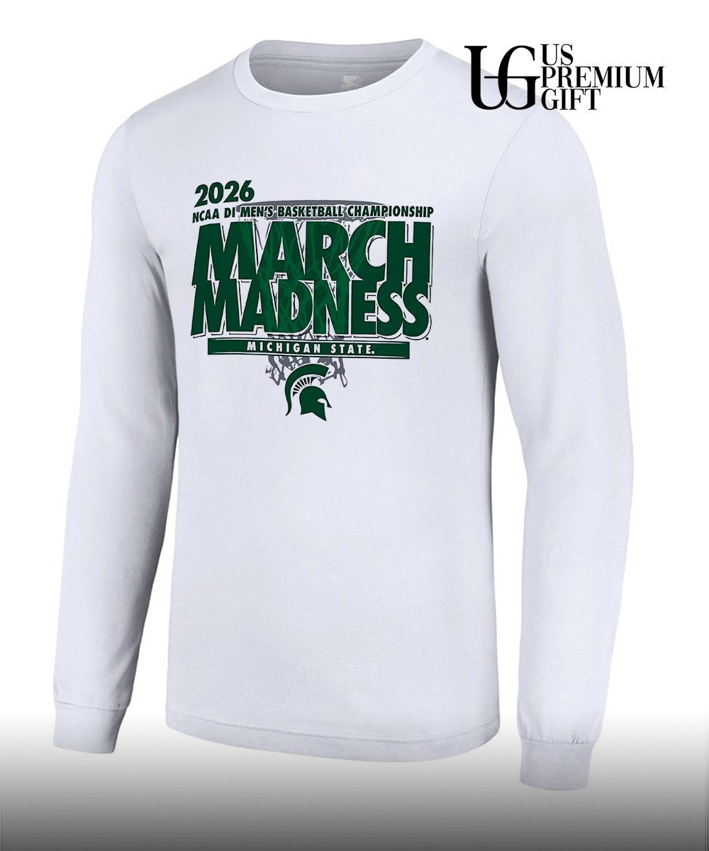 Michigan State Spartans March Madness NCAA D1 Men’s basketball Championship 2026 shirt