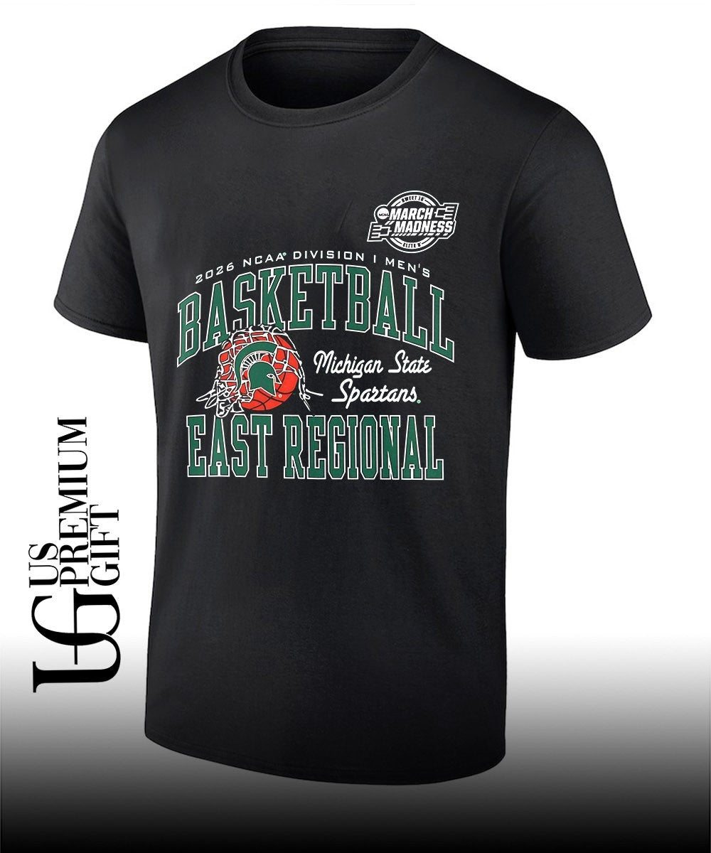 Michigan State Spartans basketball NCAA Division I March Madness East Regional 2026 shirt