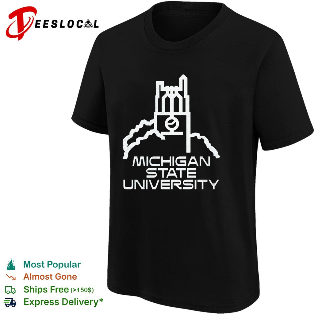 Michigan State University Distressed Logo shirt