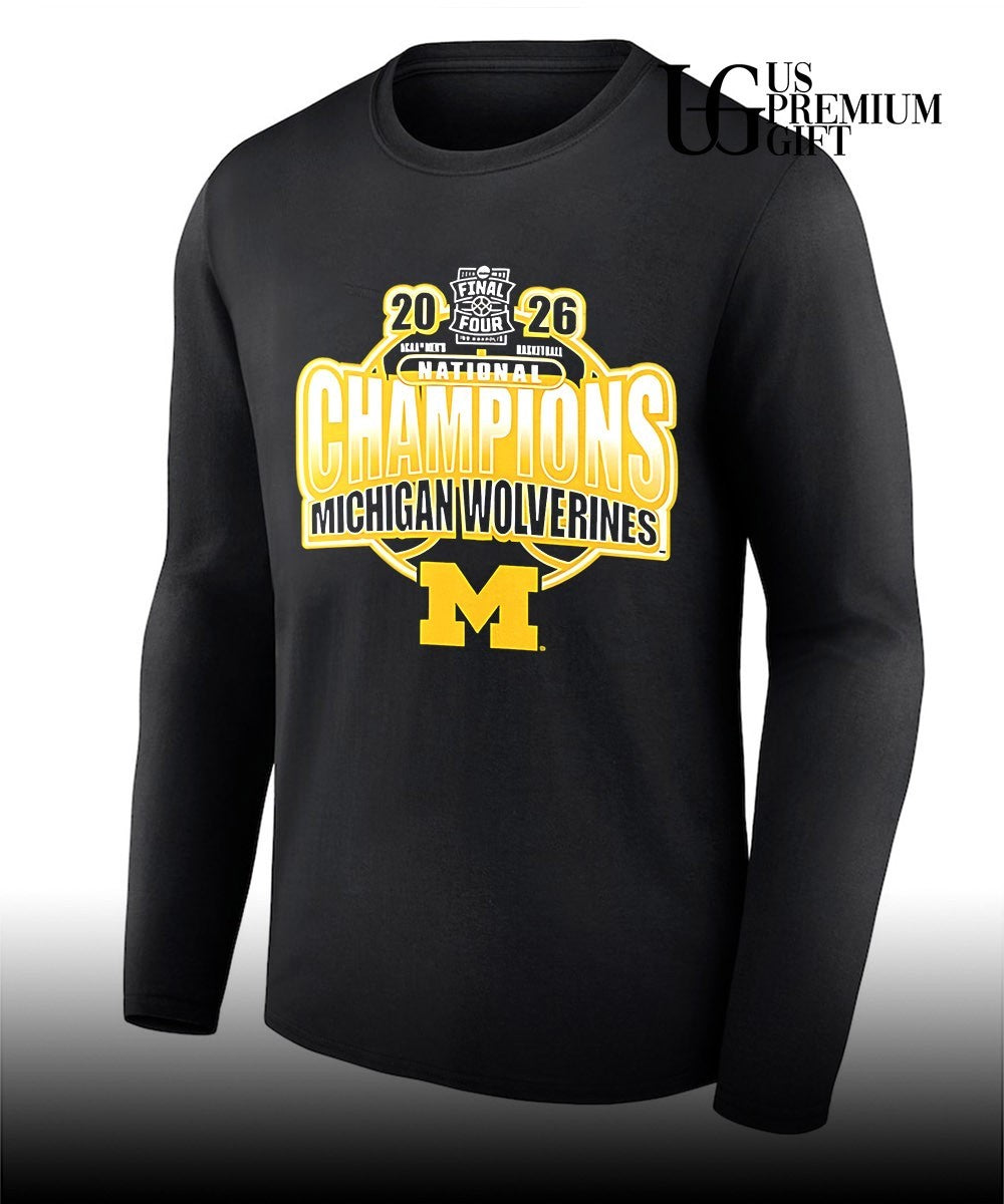 Michigan Wolverines 2026 Men’s Basketball National Champions shirt