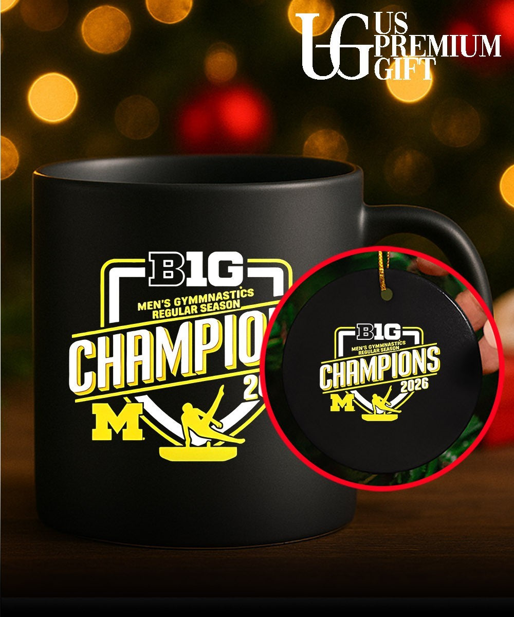 Michigan Wolverines 2026 Men’s Gymnastics Big Ten Champions shirt