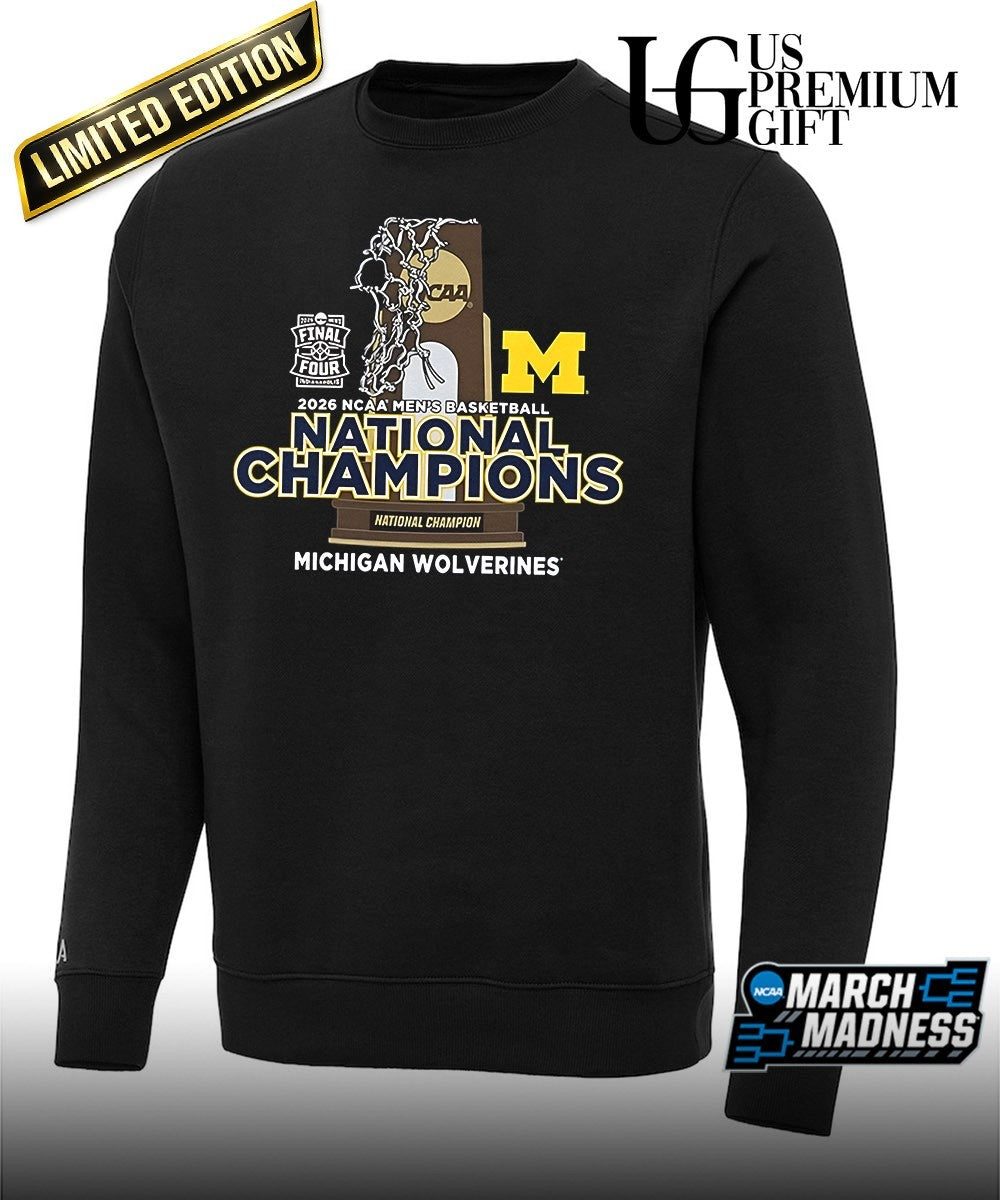 Michigan Wolverines 2026 Men’s basketball National Champions team collage shirt
