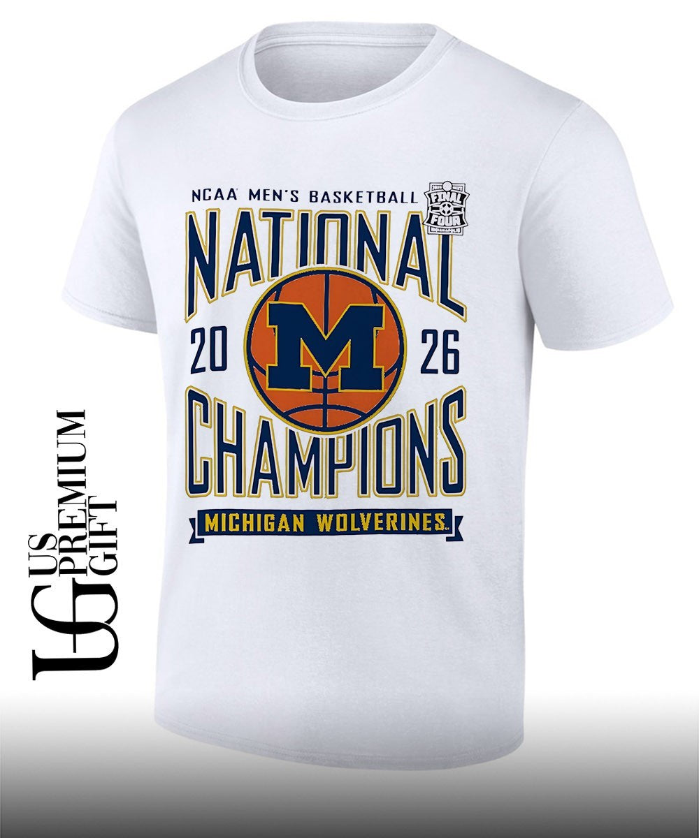 Michigan Wolverines 2026 NCAA D1 Men’s Basketball National Champions shirt