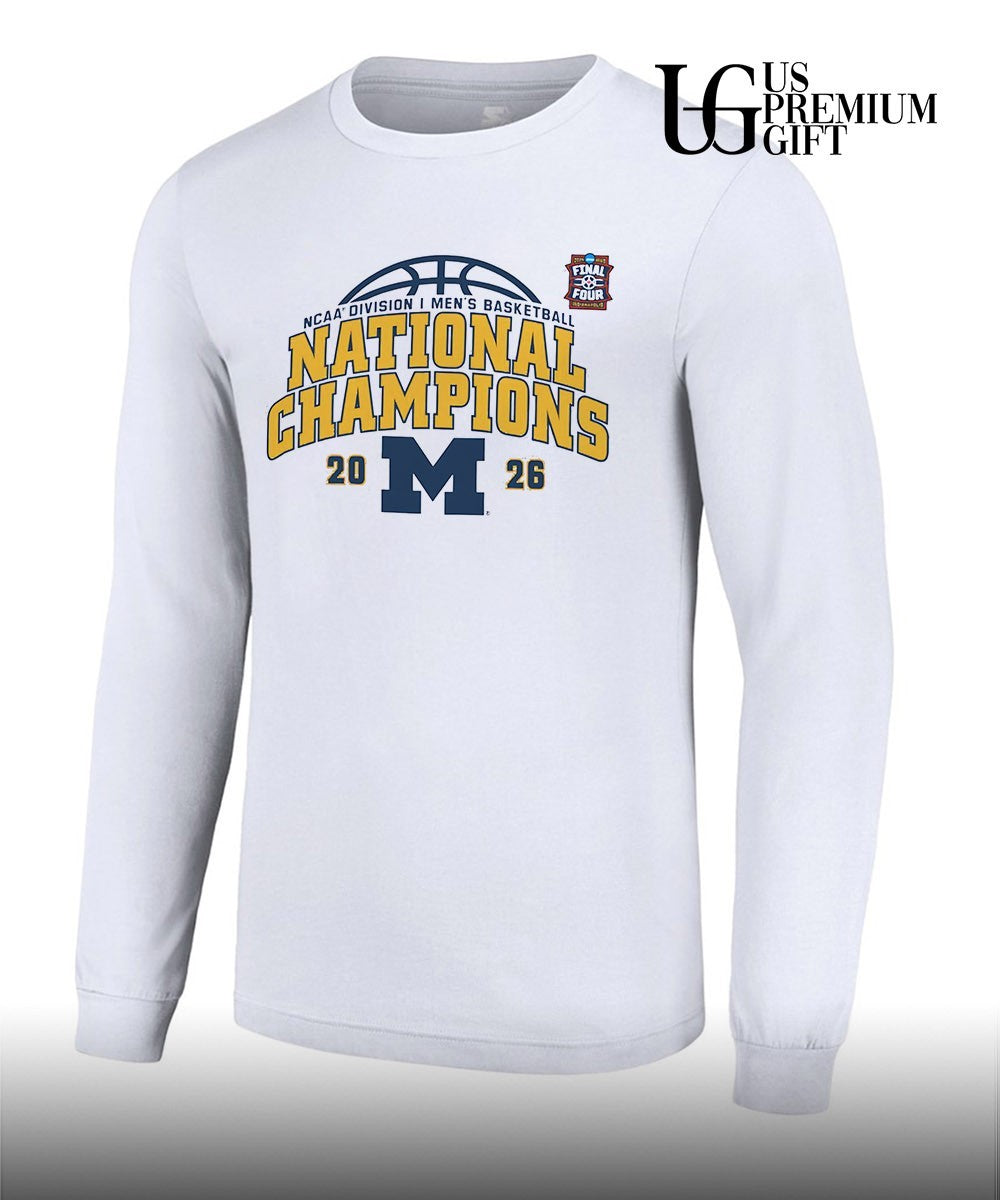 Michigan Wolverines 2026 NCAA DIvision I men’s basketball national Champions shirt