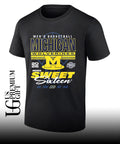 Michigan Wolverines 2026 NCAA March Madness Sweet 16 Bound Net shirt