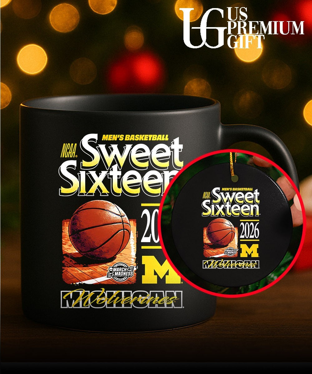 Michigan Wolverines 2026 NCAA March Madness Sweet Sixteen shirt
