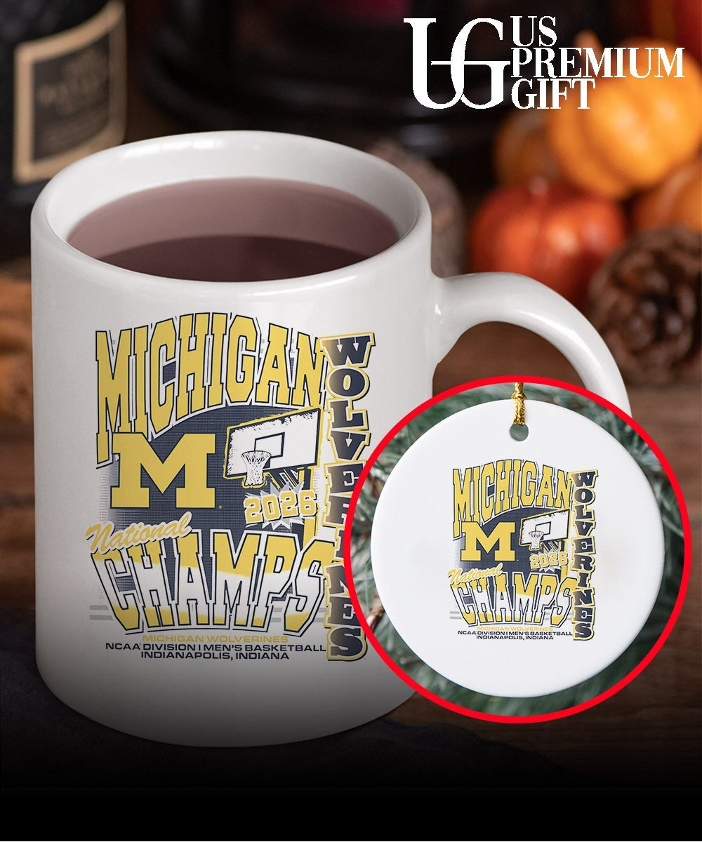 Michigan Wolverines 2026 NCAA Men’s Basketball National Champions Graphic shirt