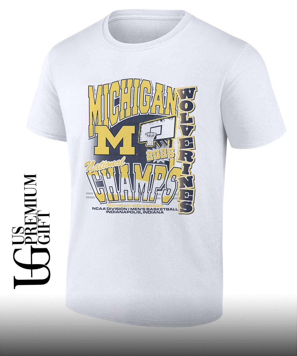 Michigan Wolverines 2026 NCAA Men’s Basketball National Champions Graphic shirt