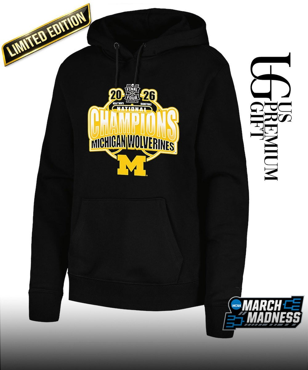 Michigan Wolverines 2026 NCAA Men’s Basketball National Champions Half-Court hero shirt