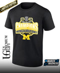 Michigan Wolverines 2026 NCAA Men’s Basketball National Champions Half-Court hero shirt