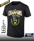 Michigan Wolverines 2026 NCAA Men’s Basketball National Champions cut net shirt