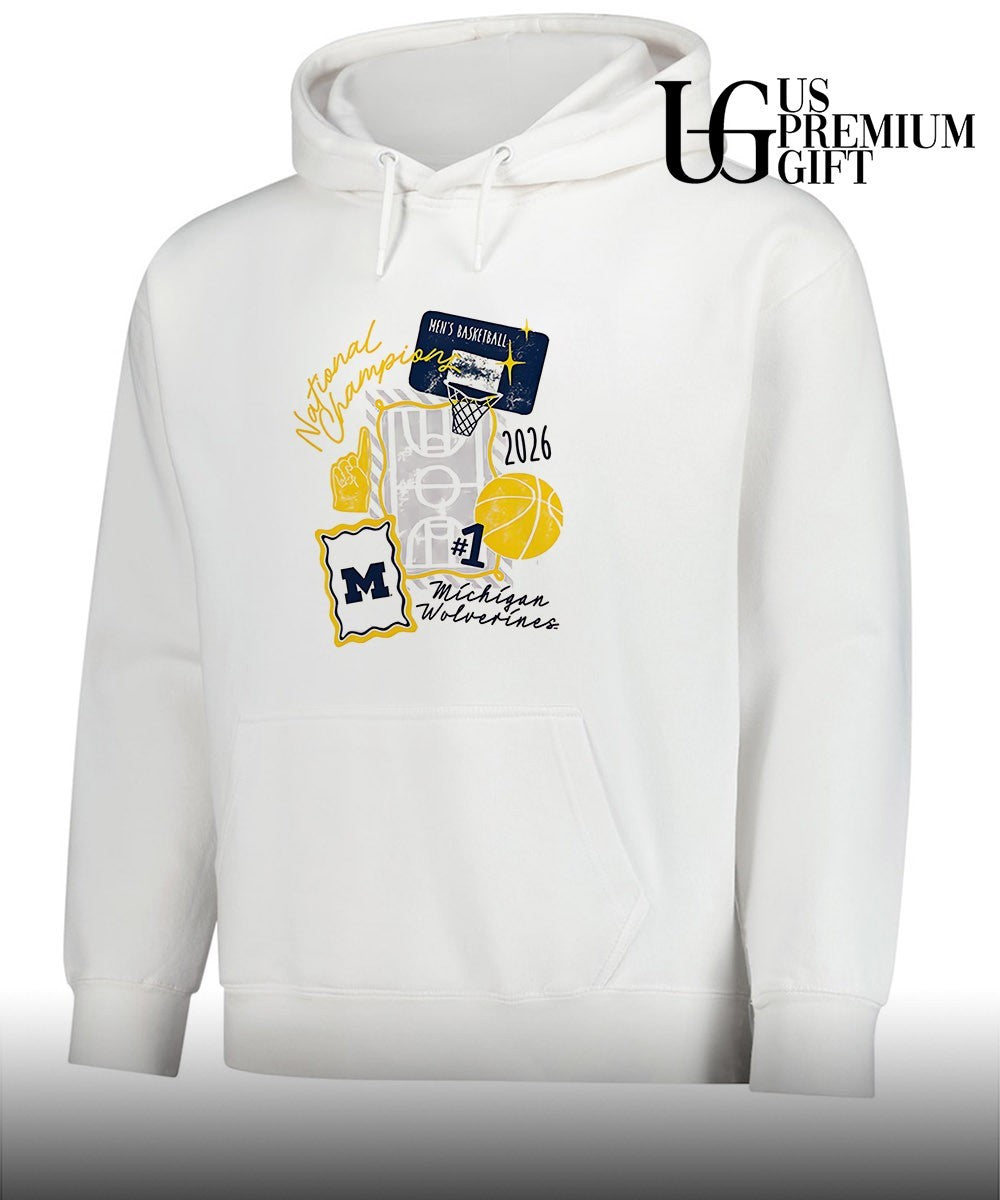 Michigan Wolverines 2026 NCAA Men’s Basketball National Champions elements shirt