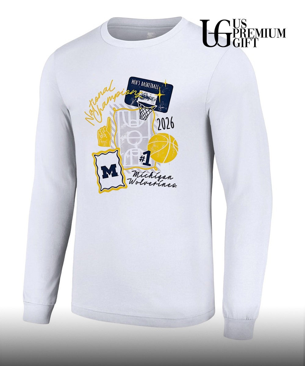 Michigan Wolverines 2026 NCAA Men’s Basketball National Champions elements shirt