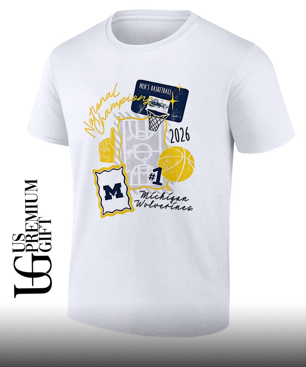 Michigan Wolverines 2026 NCAA Men’s Basketball National Champions elements shirt