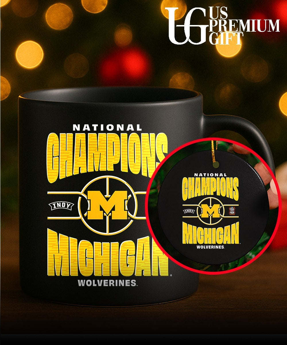 Michigan Wolverines 2026 NCAA Men’s Basketball National Champions graphic T-shirt