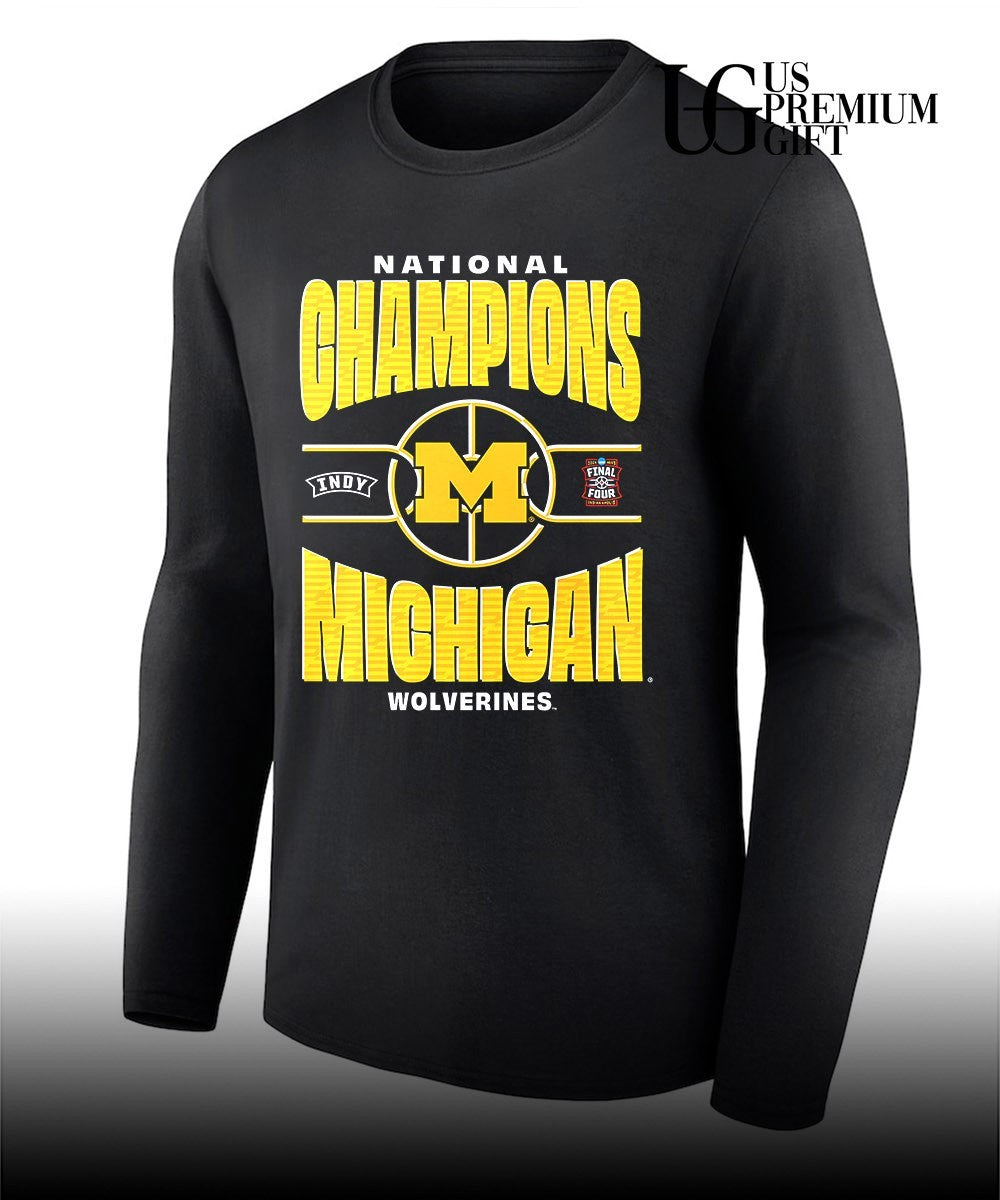 Michigan Wolverines 2026 NCAA Men’s Basketball National Champions graphic T-shirt