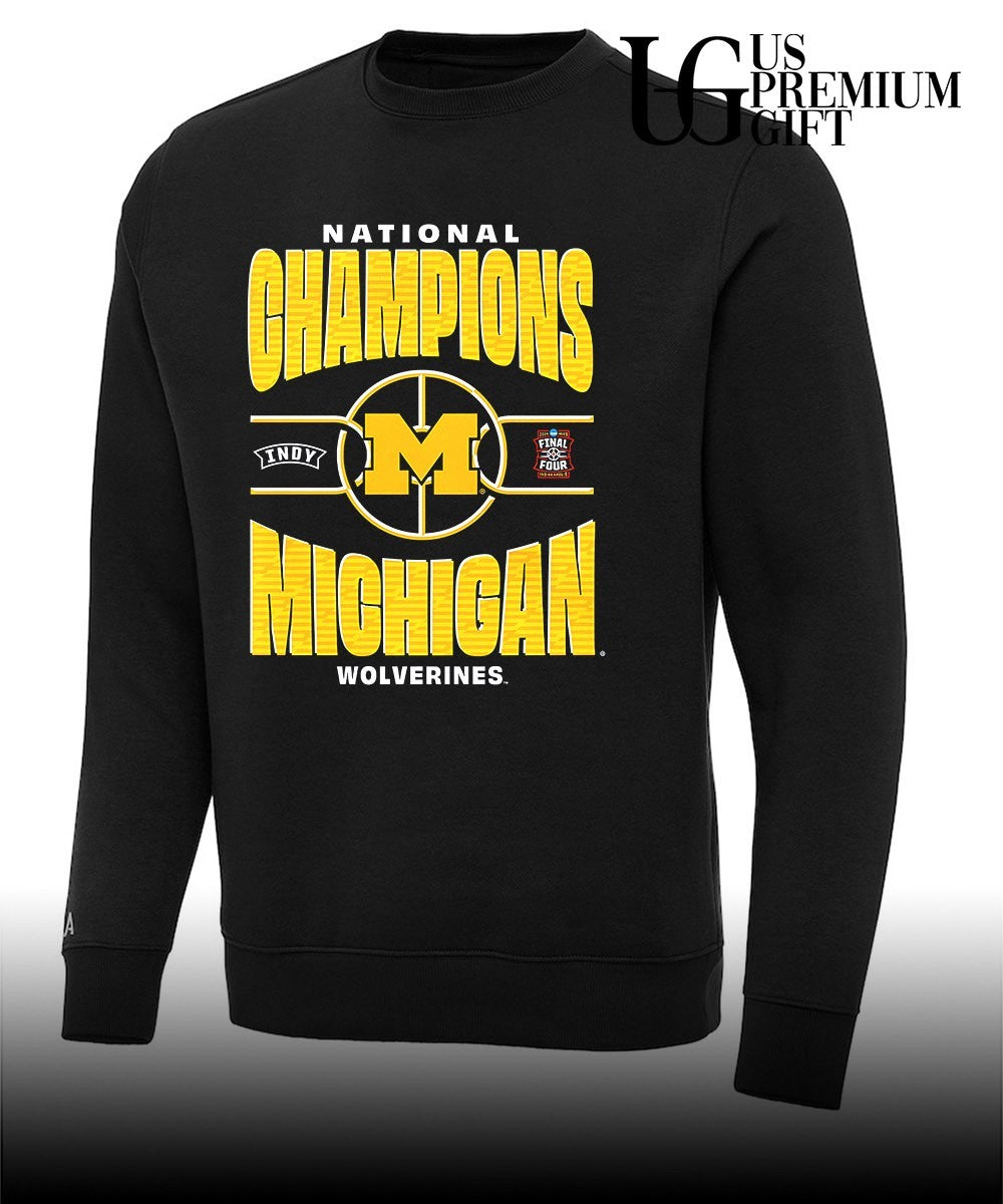 Michigan Wolverines 2026 NCAA Men’s Basketball National Champions graphic T-shirt