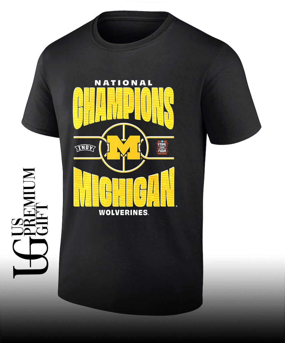 Michigan Wolverines 2026 NCAA Men’s Basketball National Champions graphic T-shirt