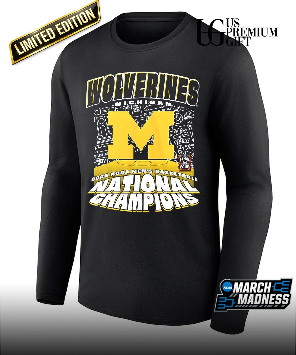 Michigan Wolverines 2026 NCAA Men’s Basketball National Champions it’s March shirt