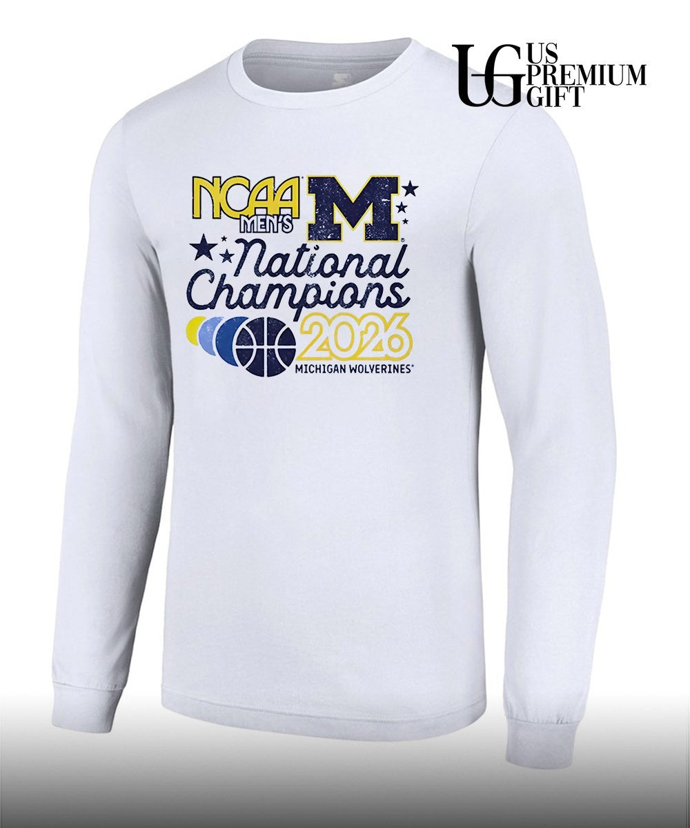 Michigan Wolverines 2026 NCAA Men’s Basketball National Champions vintage shirt