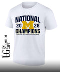 Michigan Wolverines 2026 NCAA Men’s Basketball National Champs classic shirt