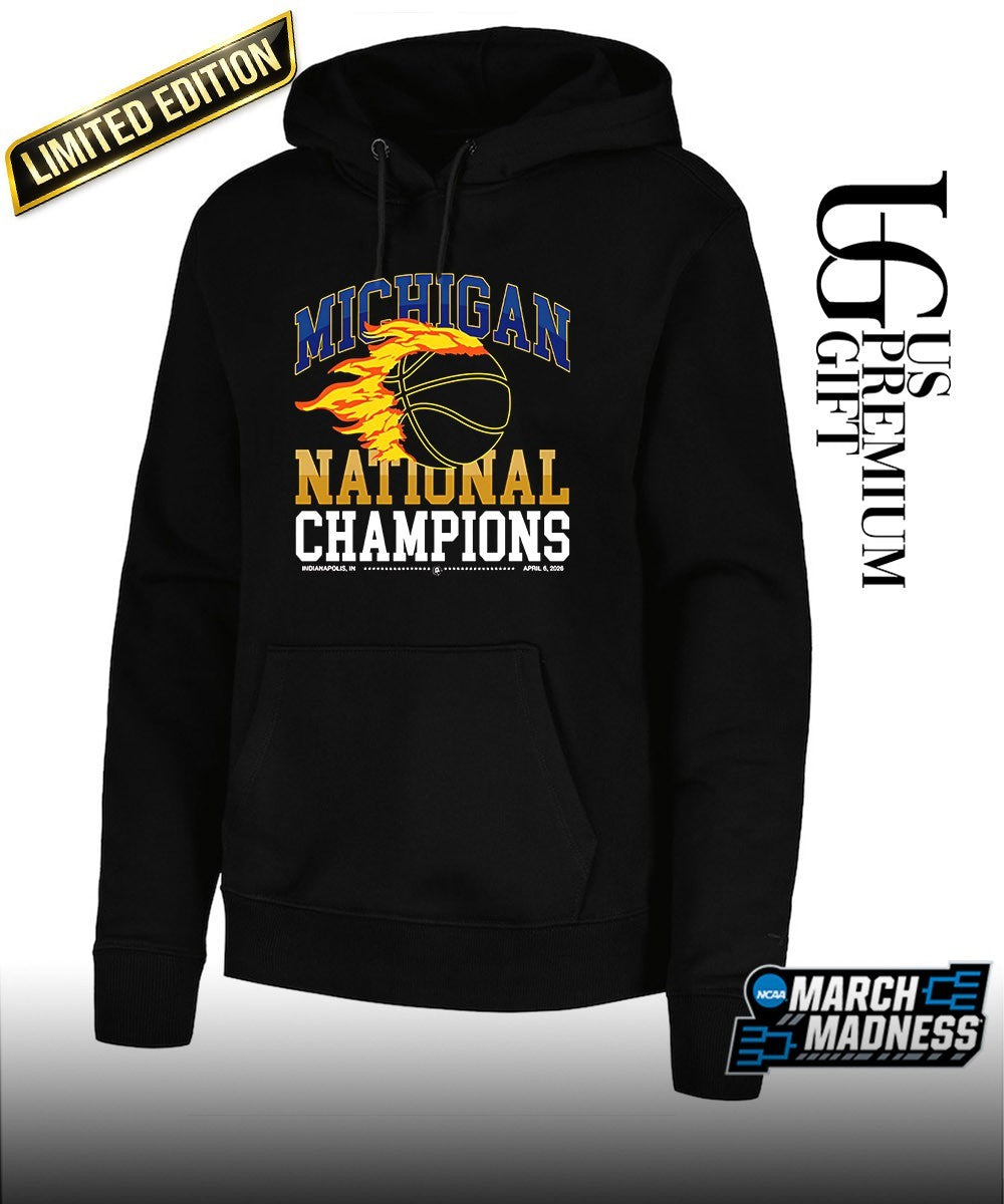 Michigan Wolverines 2026 NCAA Men’s Basketball National Champs hail to the victors shirt