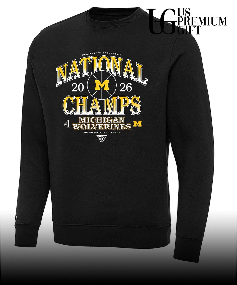 Michigan Wolverines 2026 NCAA Men’s basketball National Champions Indianapolis shirt