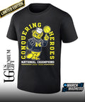 Michigan Wolverines 2026 National Champions basketball fire shirt