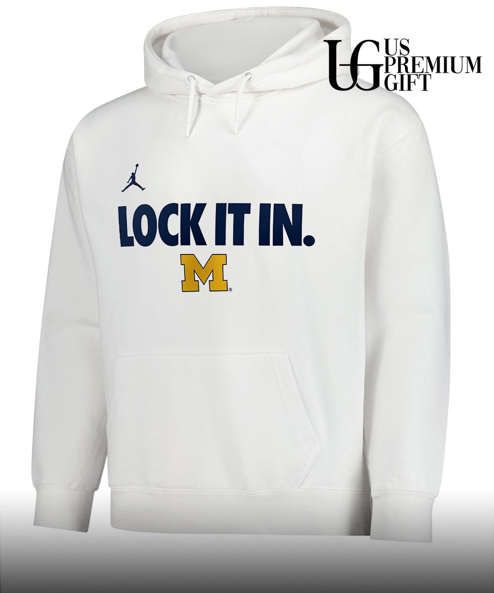 Michigan Wolverines Lock It In 2026 On-Court Bench shirt