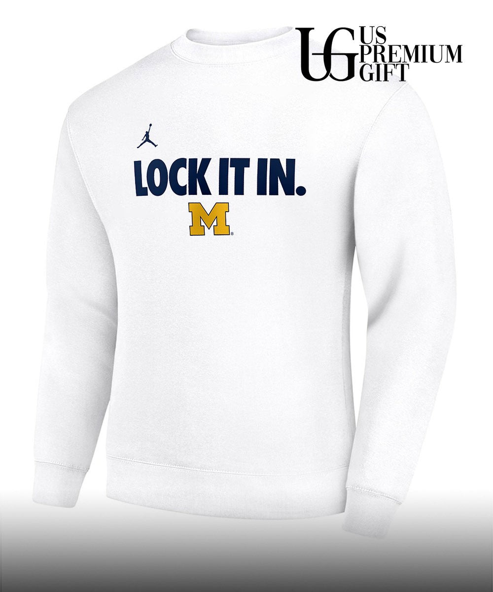 Michigan Wolverines Lock It In 2026 On-Court Bench shirt