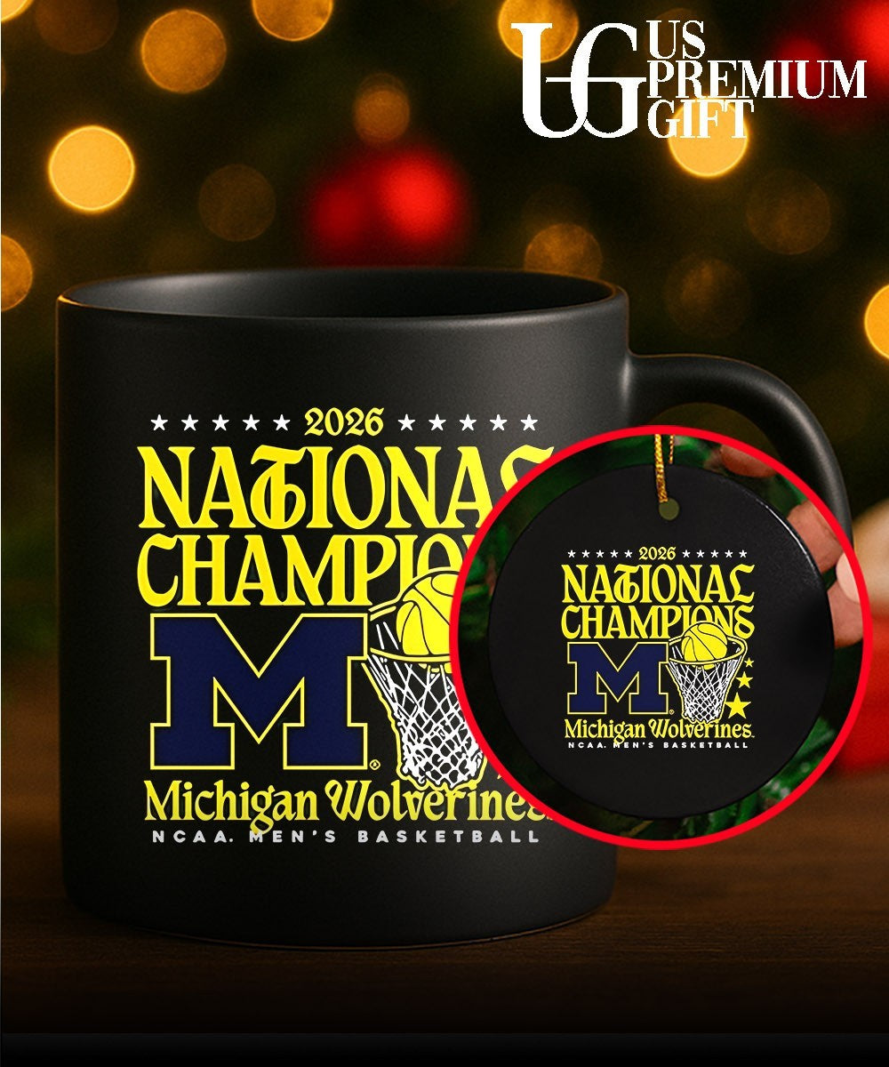Michigan Wolverines MBB National Champions 2026 hoop shirt