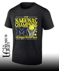 Michigan Wolverines MBB National Champions 2026 hoop shirt