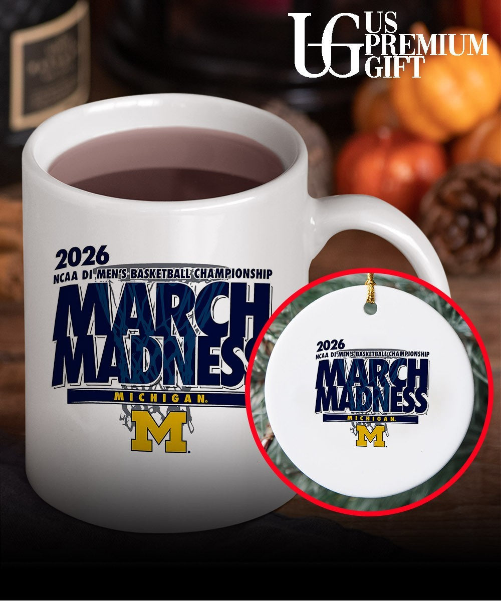 Michigan Wolverines March Madness NCAA D1 Men’s basketball Championship 2026 shirt