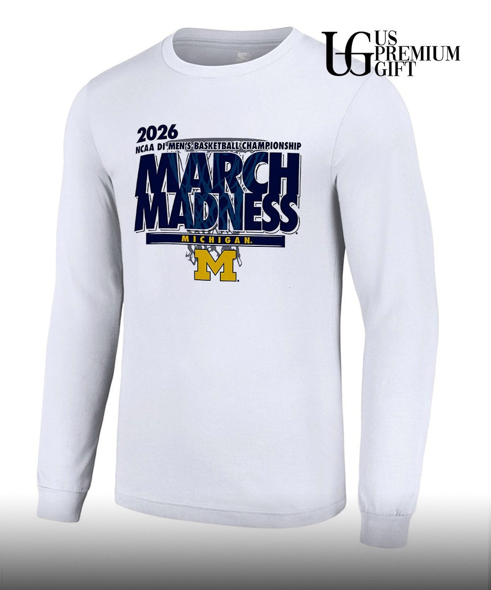 Michigan Wolverines March Madness NCAA D1 Men’s basketball Championship 2026 shirt