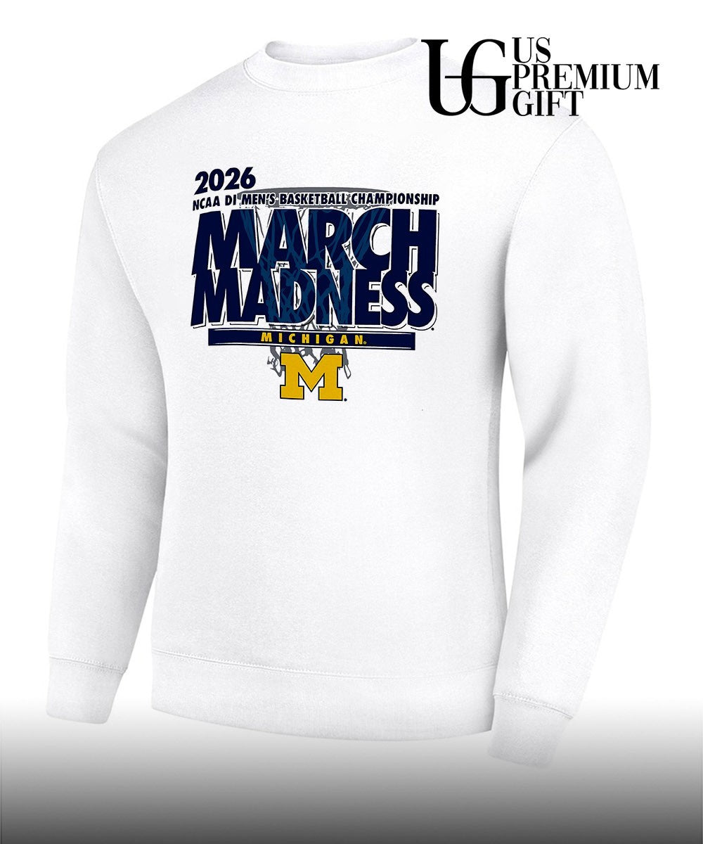 Michigan Wolverines March Madness NCAA D1 Men’s basketball Championship 2026 shirt