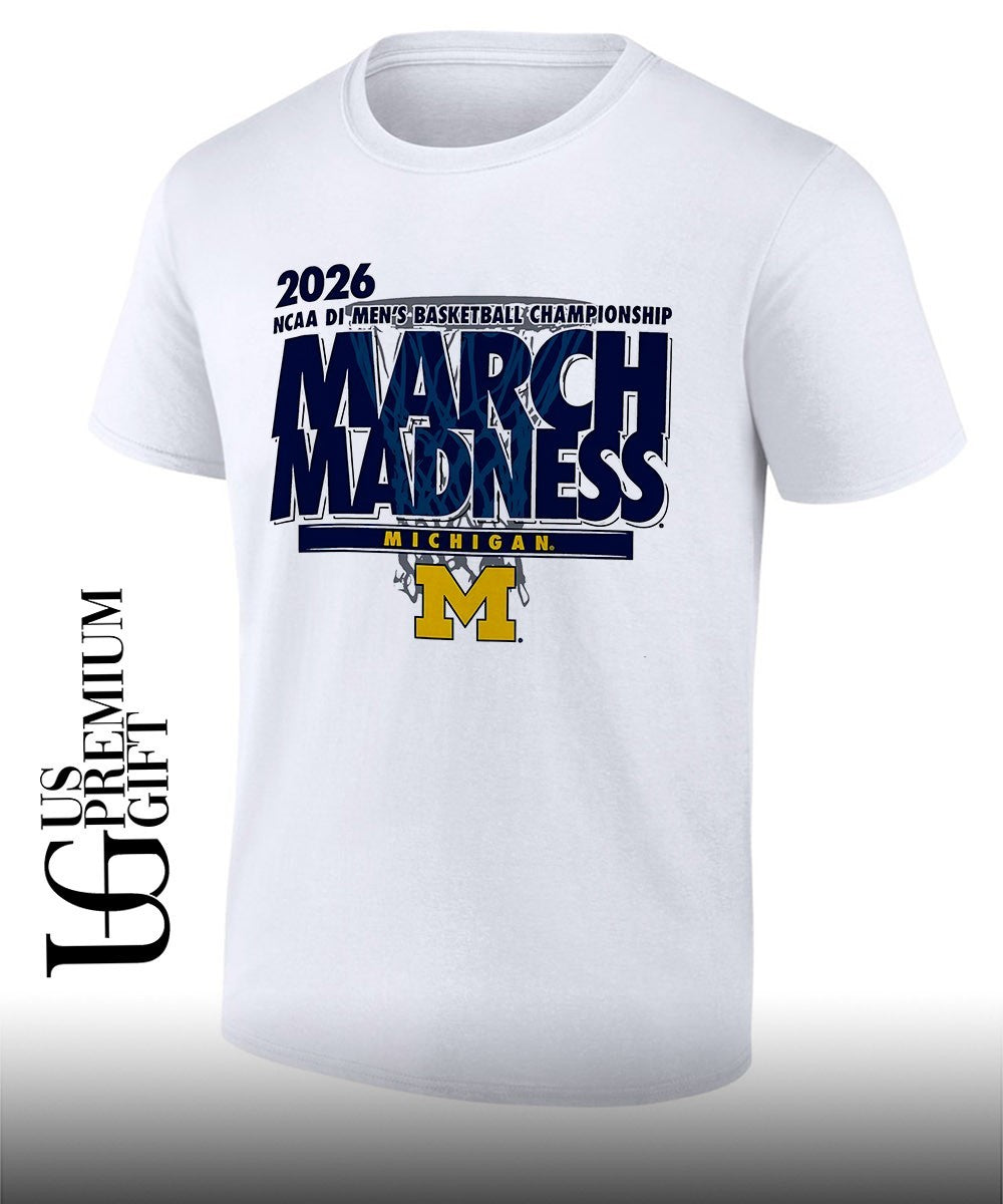 Michigan Wolverines March Madness NCAA D1 Men’s basketball Championship 2026 shirt