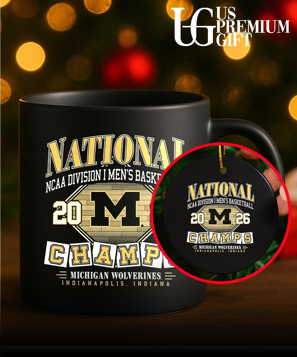 Michigan Wolverines Men’s Basketball 2026 NCAA National Champions shirt